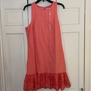 Trina Turk Coral Sleeveless Dress